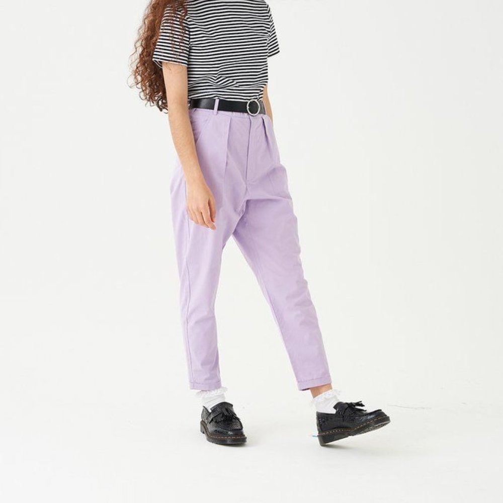 Lazy Oaf lilac Peggy trousers